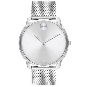 Men's Movado BOLD Mesh Bracelet Stainless Steel Watch